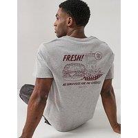 Levi'S No Substitute For The Classics Burger Back Graphic Relaxed Fit T-Shirt - Grey