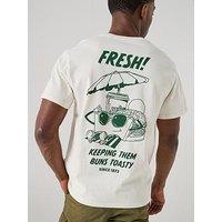 Levi'S Fresh Egret Back Graphic Relaxed Fit T-Shirt - White