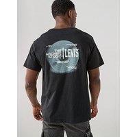 Levi'S Record Swap Back Graphic Relaxed Fit T-Shirt - Black