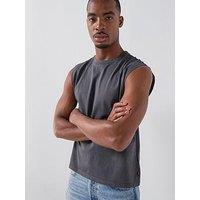 Levi'S Muscle Tank Vest - Dark Grey