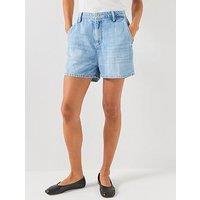 7 For All Mankind Linen Trouser Shorts