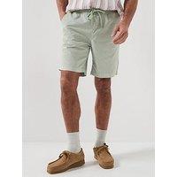 Jack & Jones Jaiden Carter Wash Dob Shorts - Light Khaki