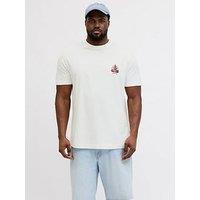 Jack & Jones Plus Maine Back Graphic T-Shirt - White
