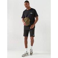 Jack & Jones Brandon T-Shirt And Shorts Set - Black