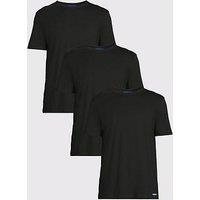 Hugo Blue 3 Pack Naolo T-Shirt - Black