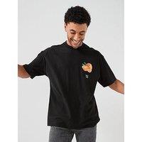 Hugo Dartiee Crew T-Shirt- Black