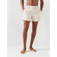 Jack & Jones Ocean Seersucker Swim Shorts - Off White