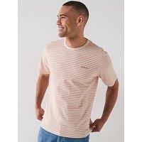 Jack & Jones Devin Daytona Striped T-Shirt - Cream