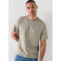 Jack & Jones Devin Daytona Striped T-Shirt - Khaki