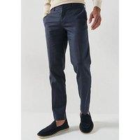 Jack & Jones Premium Martin Lawrence Linen Suit Trousers - Navy