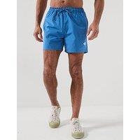 Jack & Jones Maui Tropic Solid Swim Shorts - Blue