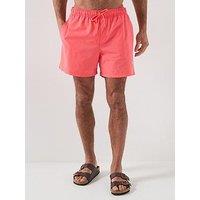 Jack & Jones Maui Tropic Solid Swim Shorts - Orange
