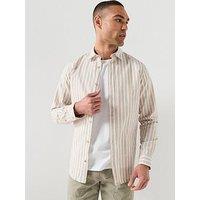 Jack & Jones Henry Long Sleeve Shirt - Beige