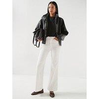 7 For All Mankind Luxe Vintage Modern Dojo Tailorless - White