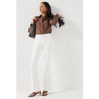 7 For All Mankind Luxe Vintage The Leggy Bootcut - White