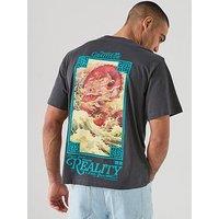 Jack & Jones Big Japan Graphic T-Shirt - Dark Grey