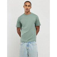 River Island Regular Essentials Short Sleeve T-Shirt - Light Green