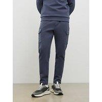 River Island Slim Nylon Pocket Joggers - Grey