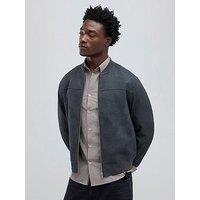 River Island Faux Leather Bomber - Black