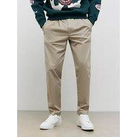 River Island Othello Elasticated Trousers - Beige