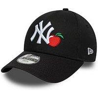 New Era New York Yankees Mlb Fruit Icon 9Forty Baseball Cap - Black