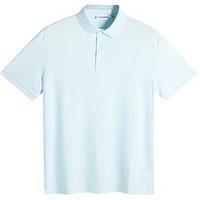 J Lindeberg Mens Golf Tour Tech Polo - Blue