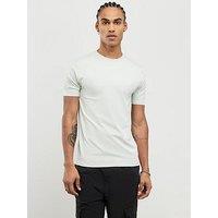 River Island Muscle Essentials Short Sleeve T-Shirt - Light Green