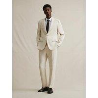 River Island Groom Suit Trouser - Beige