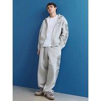 River Island Japanese Snake Joggers - Grey
