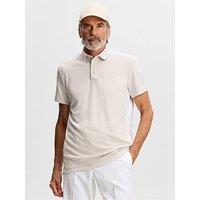 J Lindeberg Mens Golf Bo Polo - Beige