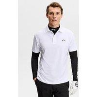J Lindeberg Mens Golf Bridge Polo - White