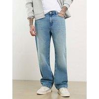 River Island Luciento Loose Jeans - Light Blue