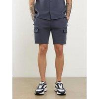 River Island Reg Scuba Nylon Shorts - Grey
