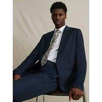 River Island Buzzy Blue Suit Jacket - Navy