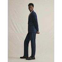 River Island Buzzy Blue Groom Suit Trouser - Navy