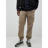 River Island Dixon Regular Cargo Trousers - Grey