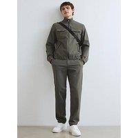 River Island Tech Comfort Suit Trousers - Green