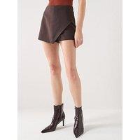 Only Yasmine Wrap Skort - Brown