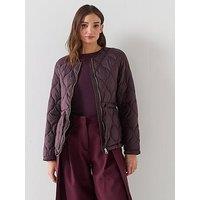 Only Amara Quilted Jacket - Fudge