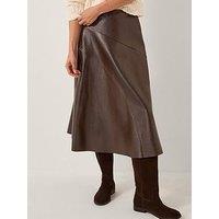 Monsoon Marnie Seam Pu Skirt