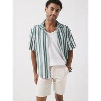 Only & Sons Dani Crochet Short Sleeve Shirt - Green