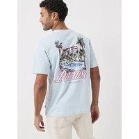 Only & Sons Malik Tropico T-Shirt - Blue