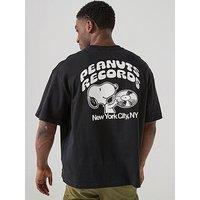 Only & Sons Peanuts Back Graphic T-Shirt - Black