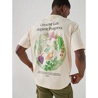 Only & Sons Fred Greens T-Shirt - Cream