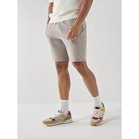 Only & Sons Kian Seersucker Stripe Short Sleeve Shorts - Brown