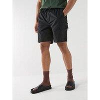 Only & Sons Kal Cargo Shorts - Black