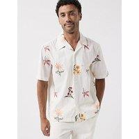 Only & Sons Edward Short Sleeve Shirt - White