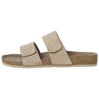Jack & Jones Malta Suede Sandal - Beige
