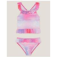 Monsoon Girls Ombre Print Tankini - Pink