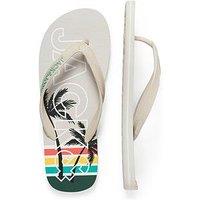 Jack & Jones Print Flip Flops - Cream